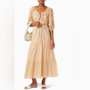 Faithfull The Brand Marloe Maxi Dress in Cotton Voile